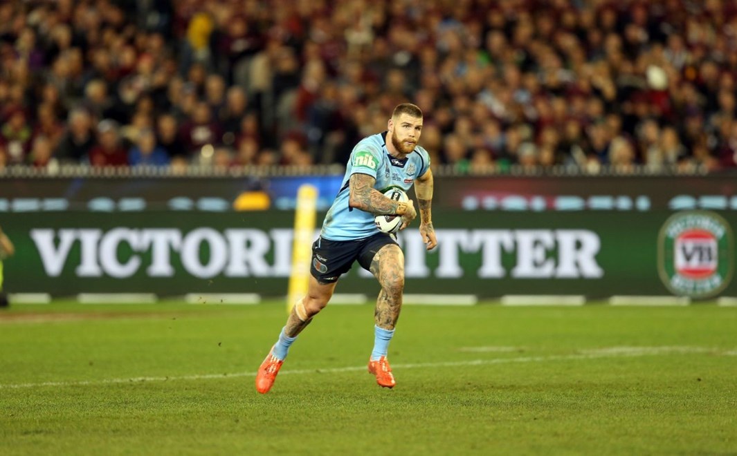 Game Action  :Digital Image Grant Trouville Â© NRLphotos  : NRL Rugby League State of Origin - Game 2 at the Melbourne Cricket Ground MCG Wednesday the 17th June  2015.