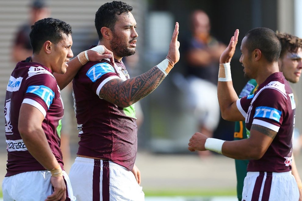 Competition - NSW Cup Premiership Round - Round 06 Teams - Wyong Roos v Manly Sea Eagles - 3rd of April 2016 Venue - Morry Breen Oval, Kanwal NSW, Photographer - Paul Barkley