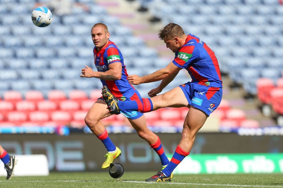 Competition - Intrust Super Premiership Round - Round 03 Teams - Newcastle Knights V Mounties - 19th of March 2016 Venue - Hunter Stadium, Broadmeadow, Newcastle NSW Photographer - Paul Barkley