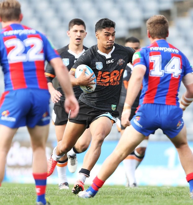 Competition - NSW Cup.Round - 11.Teams - Wests Tigers V Newcastle Knights.Date - 21st of May 2016.Venue - Campbelltown Stadium.Photographer - Robb Cox.