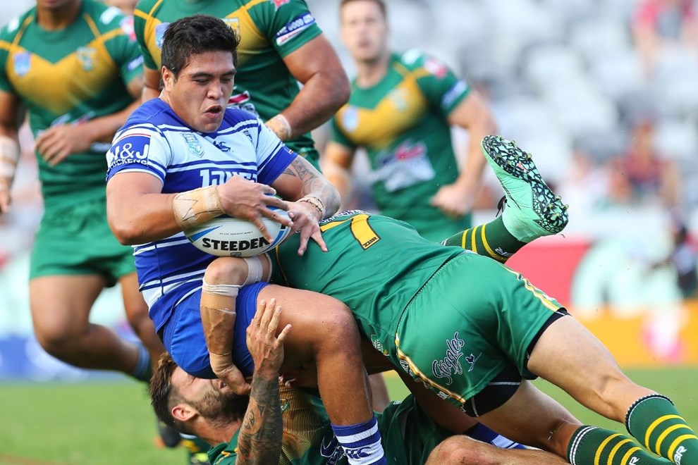 Competition - NSW Cup Premiership Round - Round 05 Teams - Wyong Roos v Canterbury Bulldogs - 3rd of April 2016 Venue - Central Coast Stadium, Gosford NSW, Photographer - Paul Barkley
