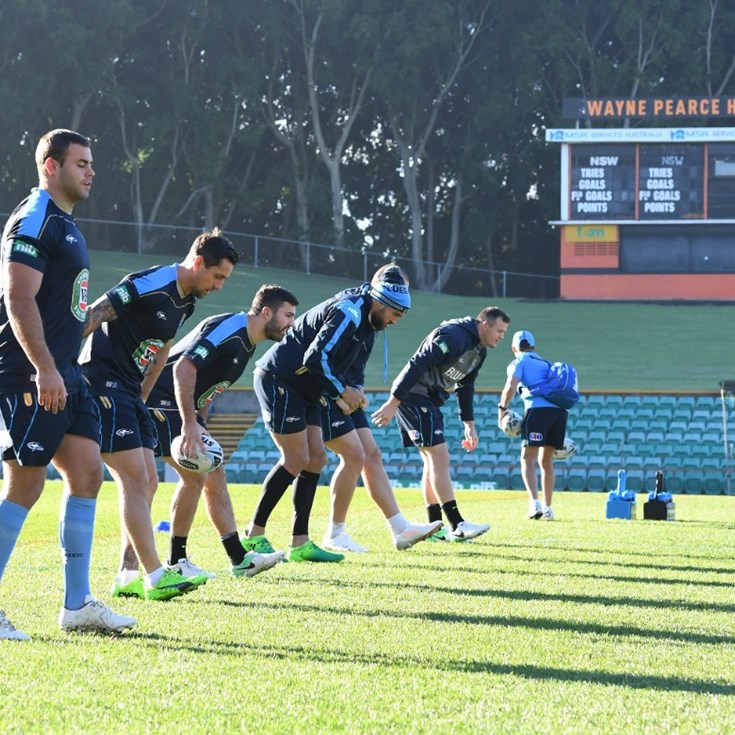 Blues Train Hard At Leichhardt