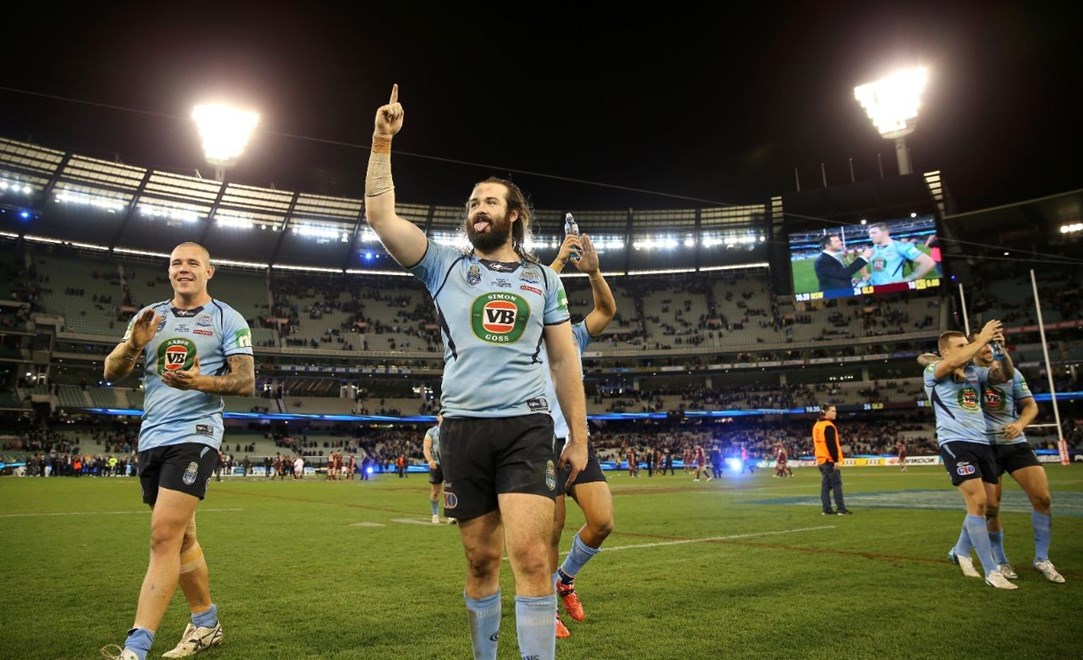 NSW Win  :Digital Image Grant Trouville Â© NRLphotos  : NRL Rugby League State of Origin - Game 2 at the Melbourne Cricket Ground MCG Wednesday the 17th June  2015.