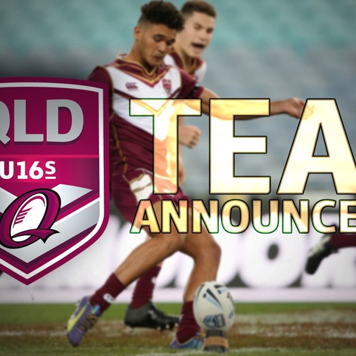 TEAM ANNOUNCEMENT | Queensland Under-16s