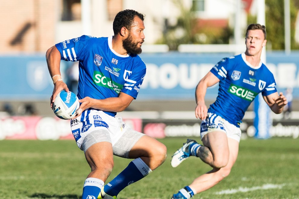 The Canterbury-Bankstown Bulldogs host the Newtown Jets in Round 22 of the Intrust Super Premiership NSW. Image: Mario Facchini.