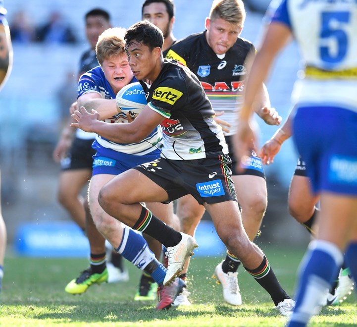The Canterbury-Bankstown Bulldogs host the Penrith Panthers in Round 13 of the Intrust Super Premiership NSW. Image: NRL Photos.