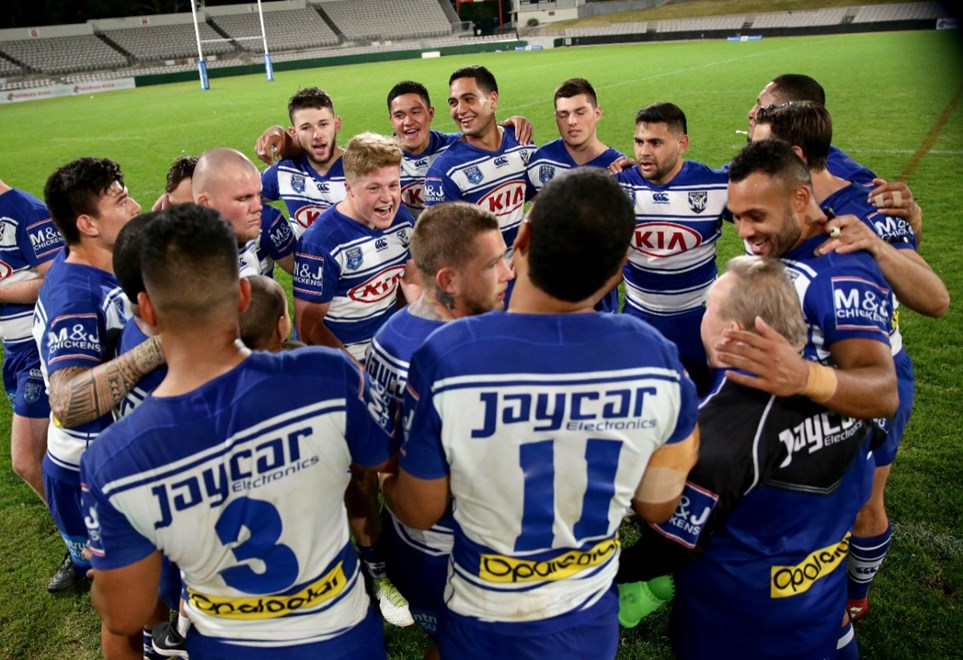 The Canterbury-Bankstown Bulldogs take on Illawarra in the second week of the Intrust Super Premiership NSW Finals Series. Image: NRL Photos.