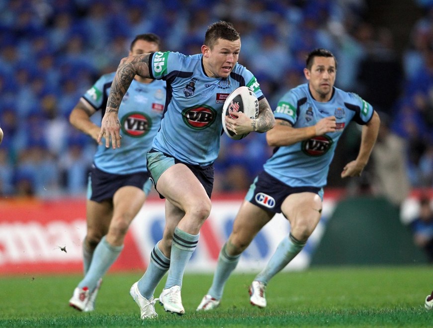 Todd Carney: State of Origin, Game 2, NSW v Qld, ANZ Stadium, Sydney, Wednesday 13th June 2012. Photo: Renee McKay/Action Photographics