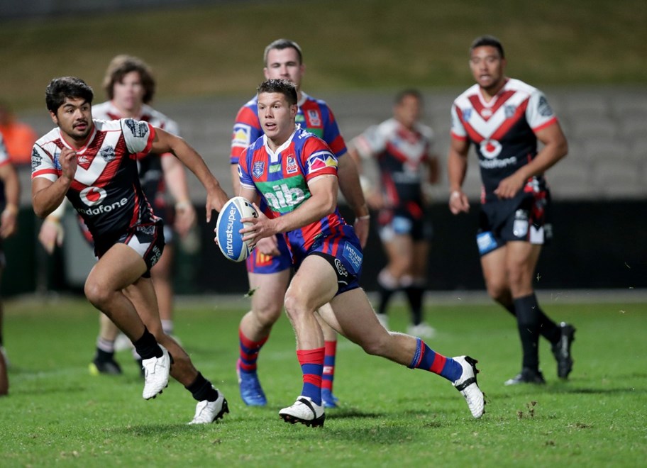 The Warriors take on the Newcastle Knights in the second week of the Intrust Super Premiership NSW Finals Series. Image: NRL Photos.