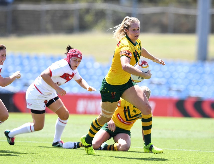 Womens RLWC Australia vs England at Southern Cross group Stadium  .Picture : NRL Photos / Gregg Porteous
