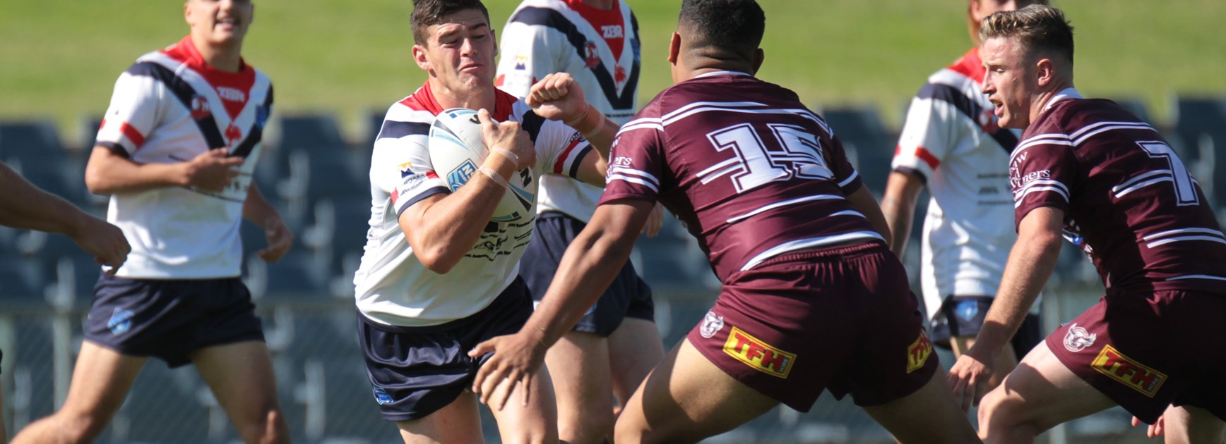 2019 SG Ball Finals Week 3 - Manly Warringah Sea Eagles v Central Coast Roosters. Photo: Steve Montgomery 