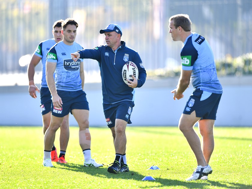 Fine-tuned: Brydens Lawyers NSW Blues Head of Performance Hayden Knowles oversees training