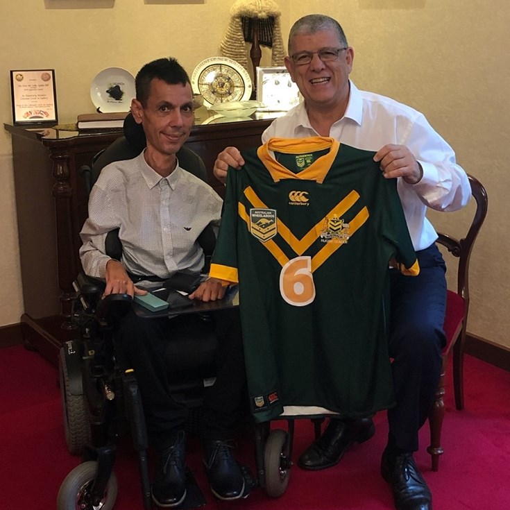 Wheelchair Rugby League Australia honours Chidiac