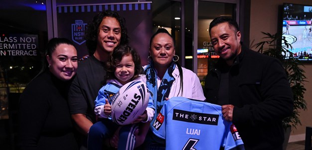Luai family pride laid bare in Blues Origin camp