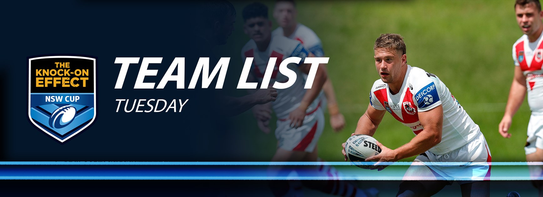 Team List Tuesday | The Knock-On Effect NSW Cup Rd 3
