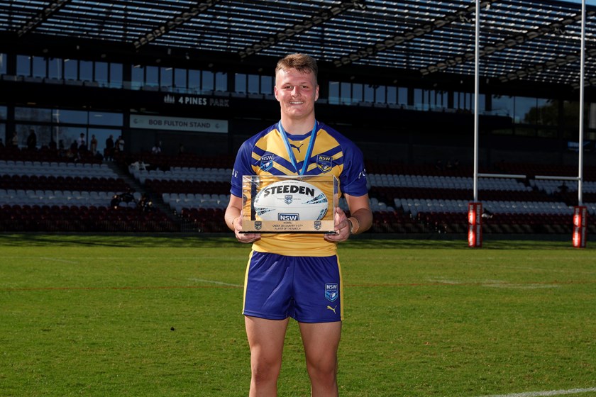 City back-rower Harrison Hassett was named Player of the Match (Photo : Bryden Sharp NSWRL / bsphotos.com.au)