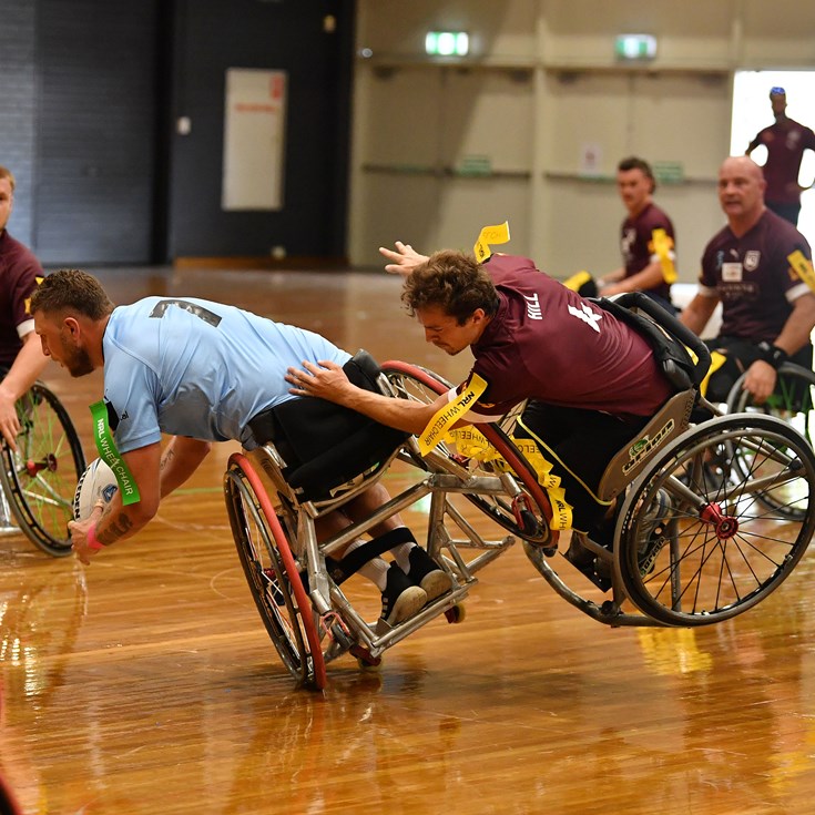 NSW Wheelchair Rugby League team ready for Origin firestorm