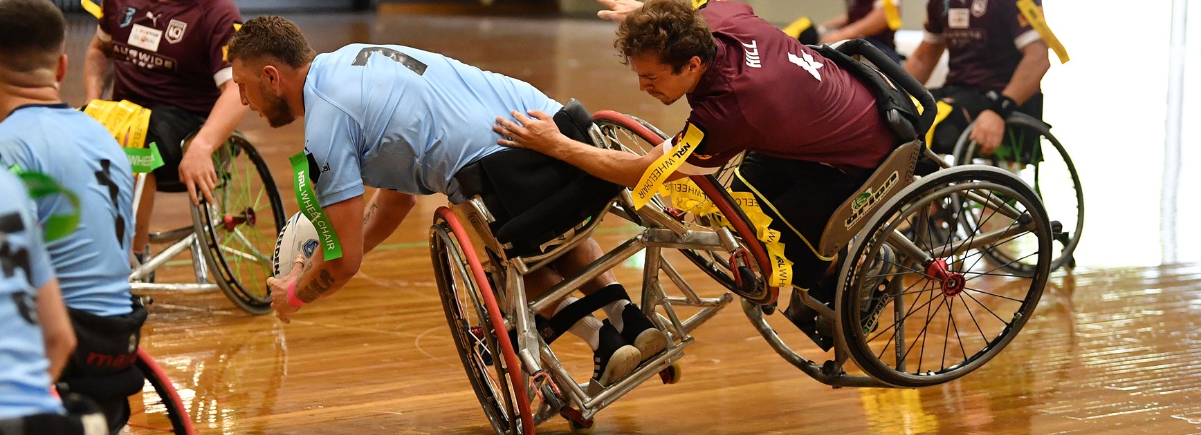 NSW Wheelchair Rugby League team ready for Origin firestorm