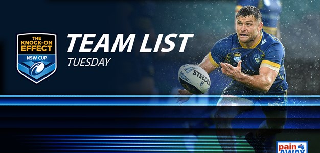 Team List Tuesday | The Knock-On Effect NSW Cup Round 22