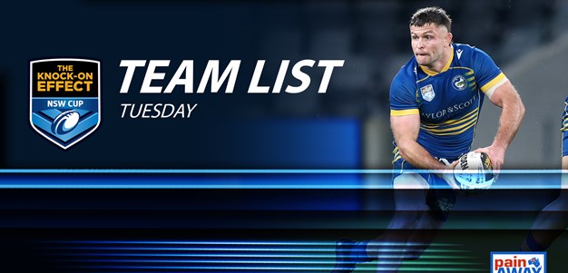 Team List Tuesday | The Knock-On Effect NSW Cup Round 23