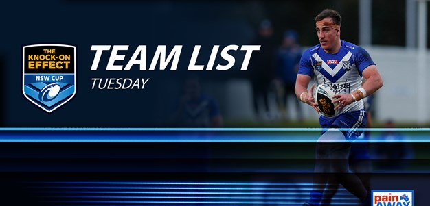 Team List Tuesday | The Knock-On Effect NSW Cup Finals Week Two