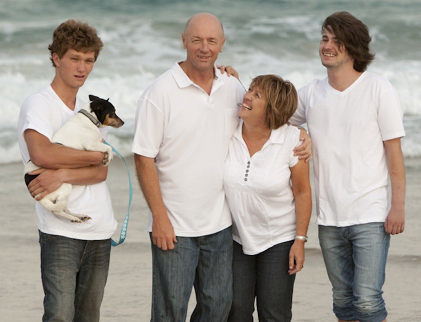 Liam, Brian, Karen and Brett Johnson.