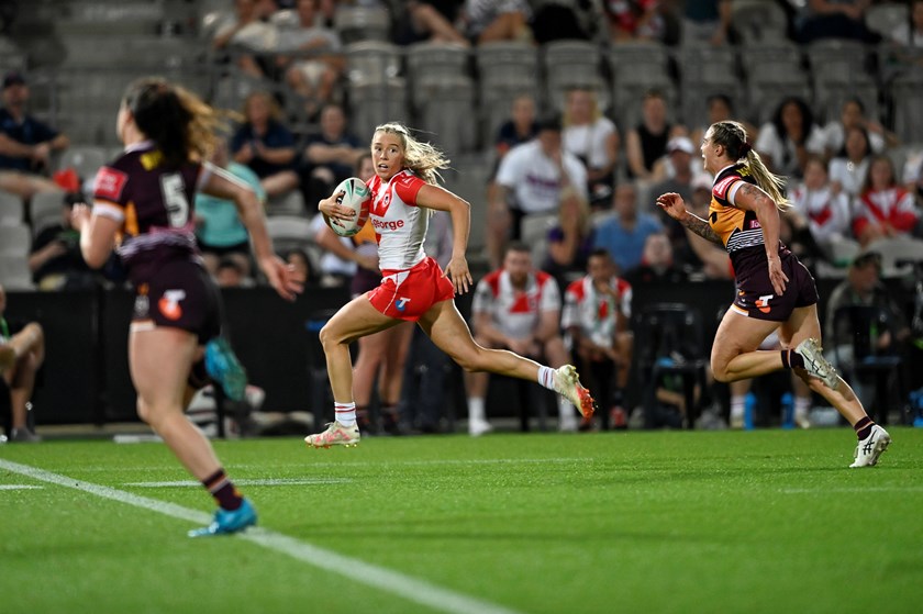 Dragons fullback Teagan Berry 