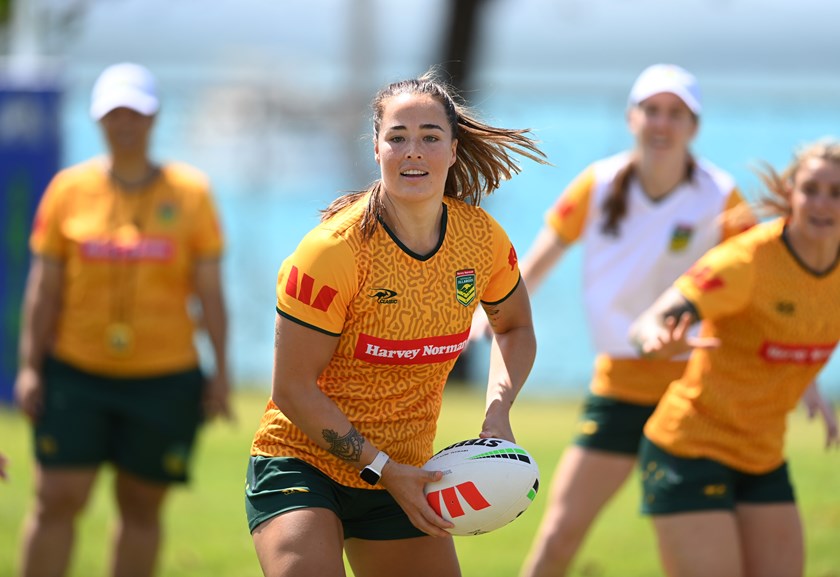 Isabelle Kelly at Jillaroos training: NRL Photos 