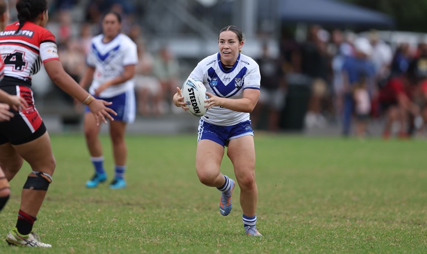 Canterbury-Bankstown Bulldogs fullback Abby Aros. Photo: Bryden Sharp. 