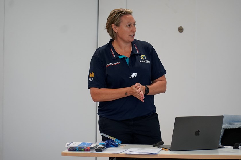 Australian Stingers head coach Bec Rippon. Photo: Tayla Micallef