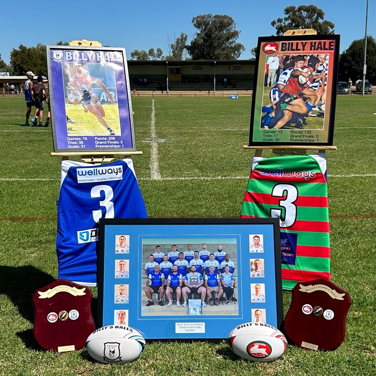 Rival clubs unite for Billy Hale Memorial match