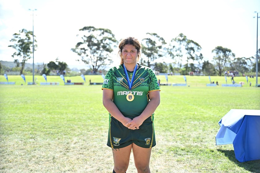 Cook Island U16s Player of the Match Alaianne Toia. Photo: Kristie Laird