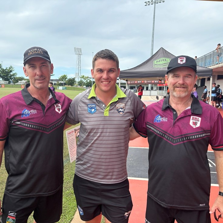 NSWRL referees helping out in Darwin