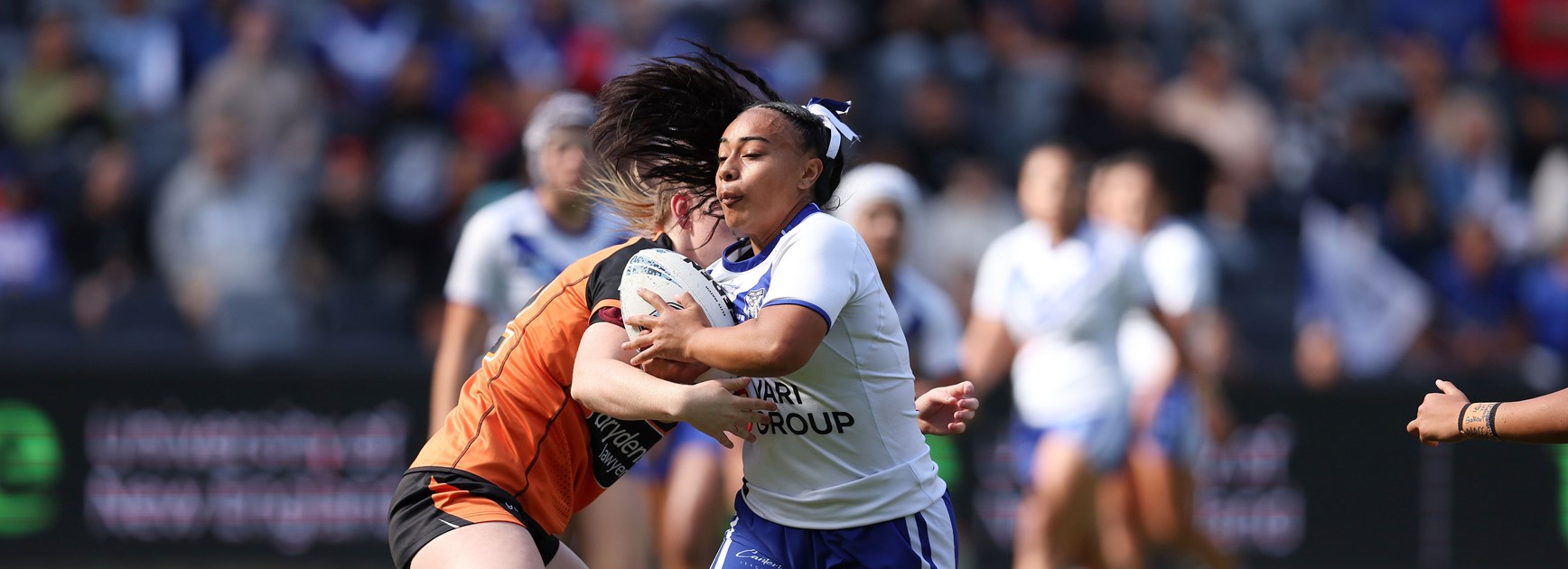 Bulldogs half Evelyn Roberts. Photo: Bryden Sharp 