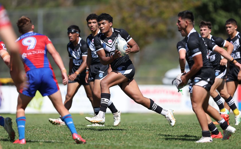 Western Suburbs Magpies centre Heamasi Makasini. Photo: Bryden Sharp 