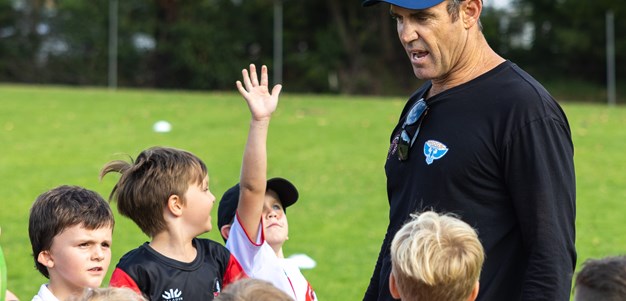 Fittler, Hilder spread goodwill for battling club