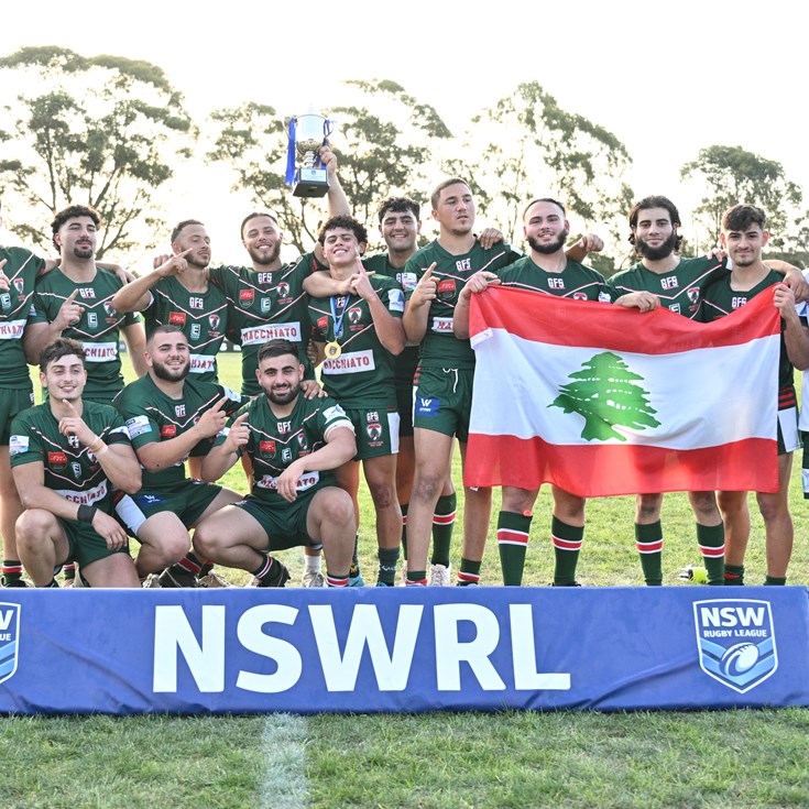 Lebanon, Samoa and NSW Maori share the Harmony 9s trophies