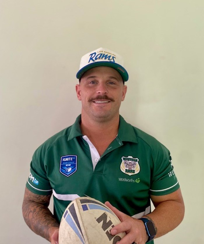 Martin Lyden, Western Rams coach for the Westpac Lisa Fiaola Cup.