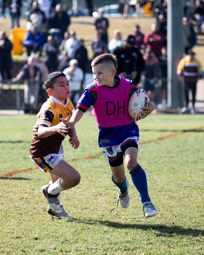 Penrith Juniors in action. Photos: Supplied by Penrith Junior Rugby League District