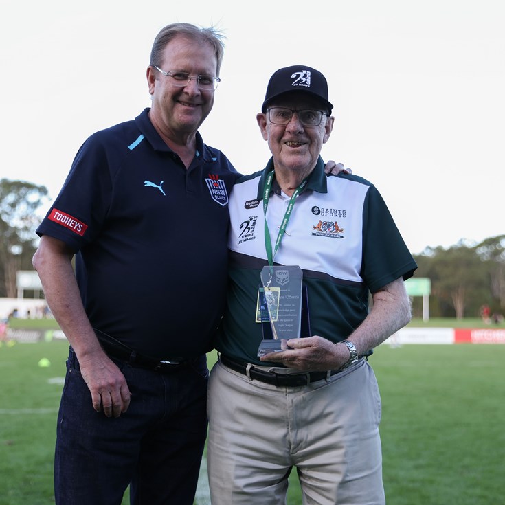 Long-standing St Marys President honoured