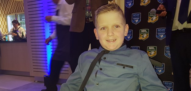7-year-old boy wins Junior Wheelchair Rugby League Award