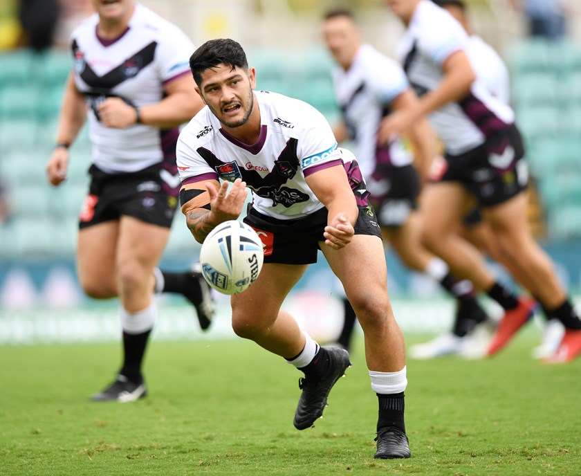 Zach Dockar-Clay enjoyed a strong first season with the Blacktown Workers Sea Eagles. 