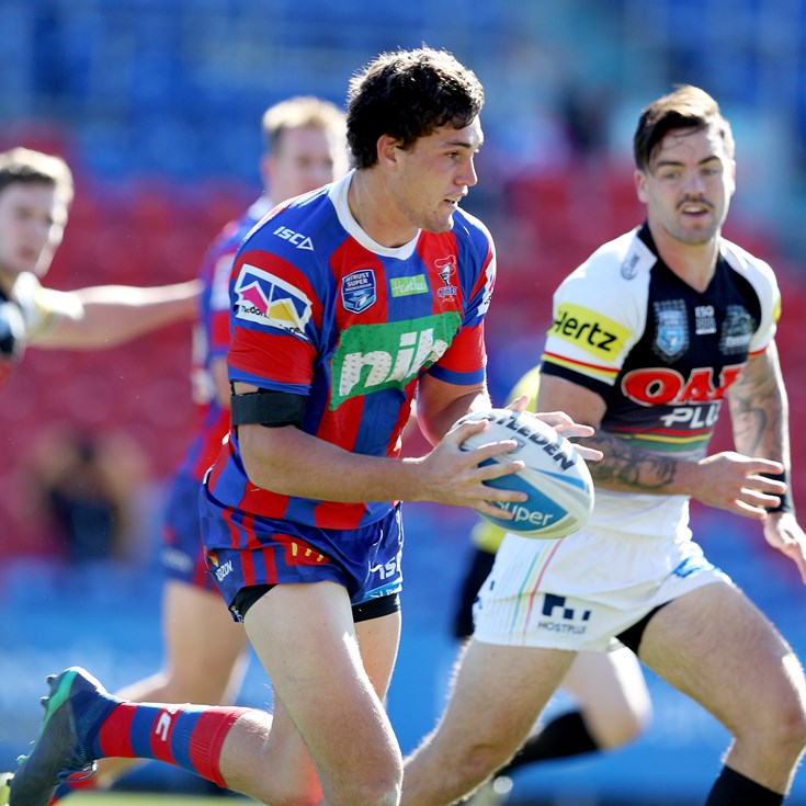 Knights Dominate to Upset Warriors