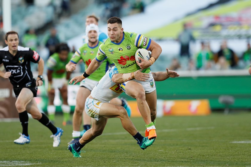 Canberra Raiders winger Nick Cotric.