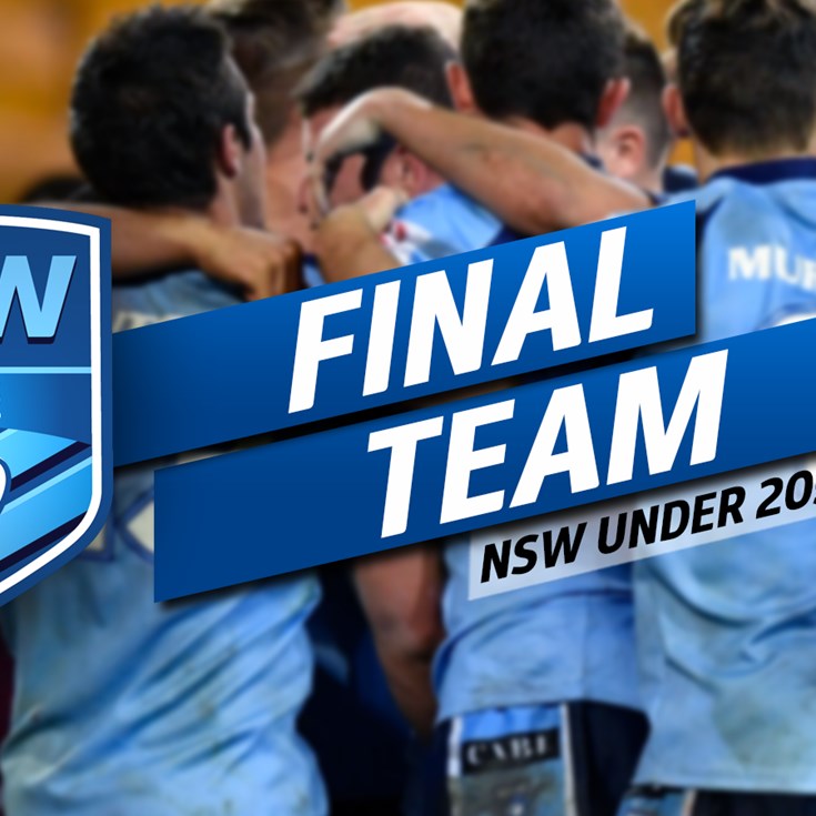 FINAL TEAM | Under-20s Origin