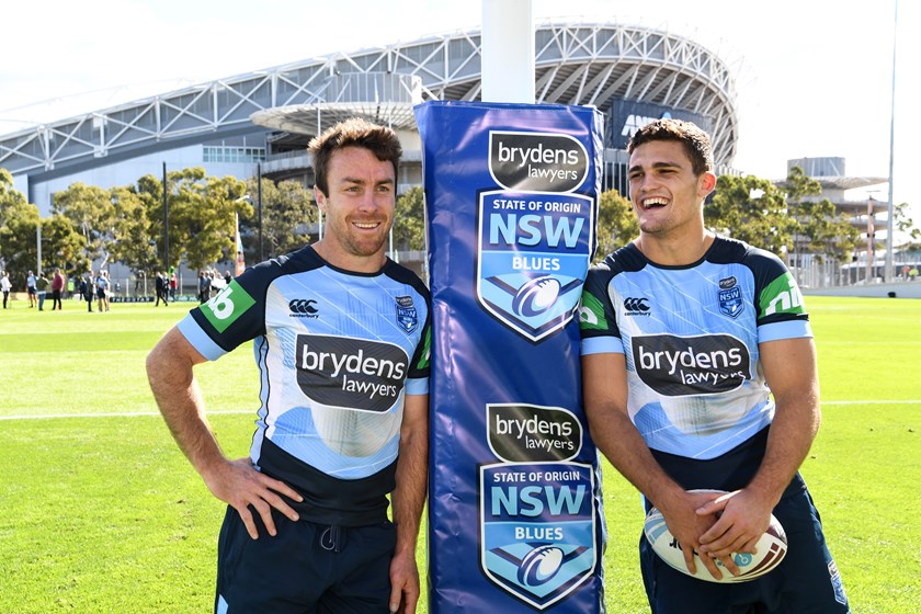 Brydens Lawyers NSW Blues halves James Maloney and Nathan Cleary.