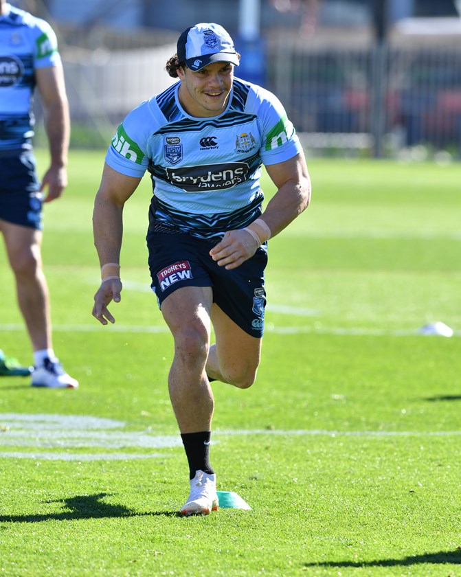 Brydens Lawyers NSW Blues centre James Roberts.
