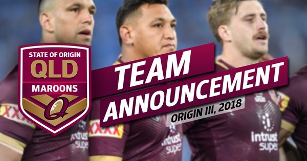 TEAM | Queensland Maroons | NSWRL