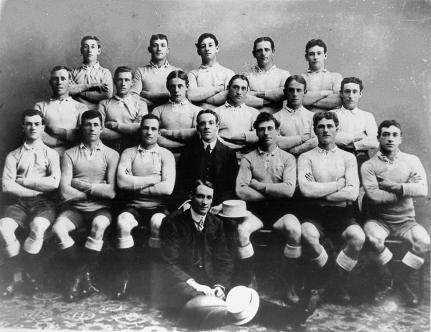 The NSW Firsts played eight games in 1910, including the first interstate series to be played in Queensland. Winger Albert Broomham scored six tries across the three matches, while Dally Messenger was captain.