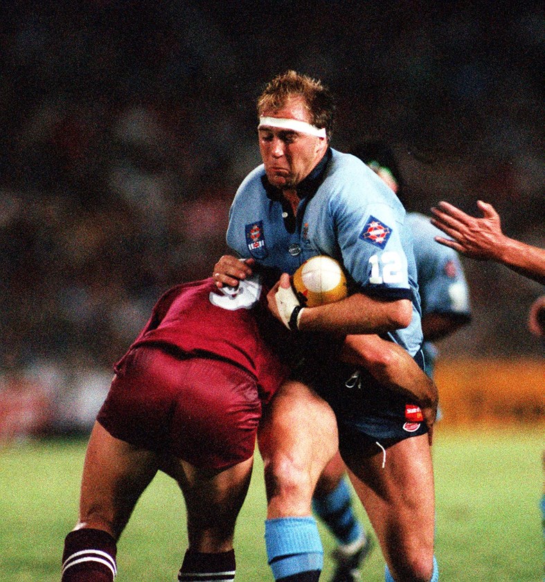 Paul Sironen was one of 15 New South Welshmen to make their debut in the 1989 series, beginning a 14-game Origin career for the Balmain second-rower.